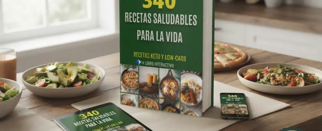 340 Recetas Saludables para la Vida: Reseña 2026 ¿Funciona el Programa de Nutrición Keto y Low-Carb?